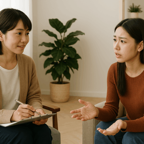 信頼できる人に相談する