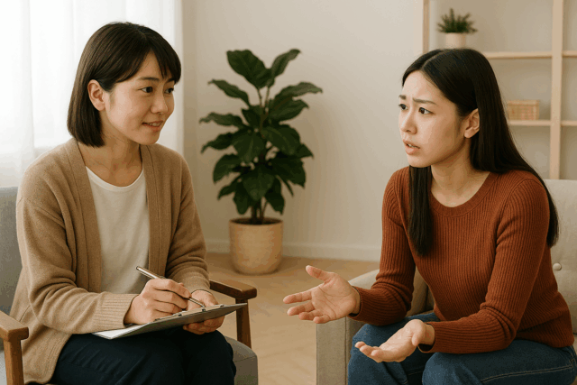 信頼できる人に相談する

