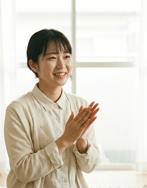 手を叩く女性_やさしい心の整え方